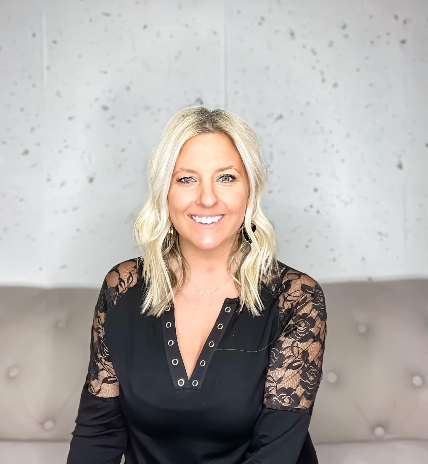 Lady in Lace Top - Harper Renae Boutique