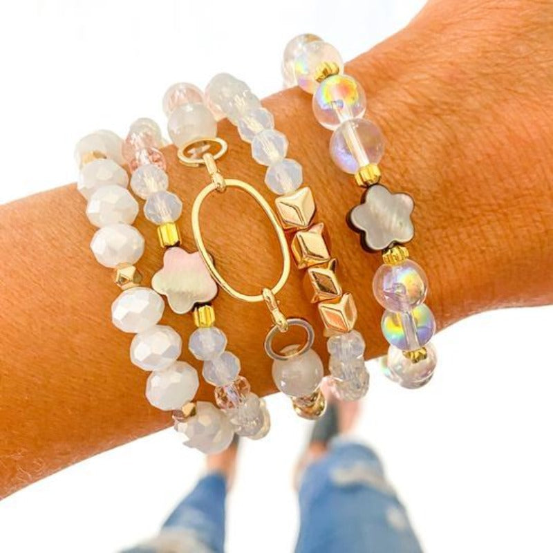 Moon Glow Bracelet Stack