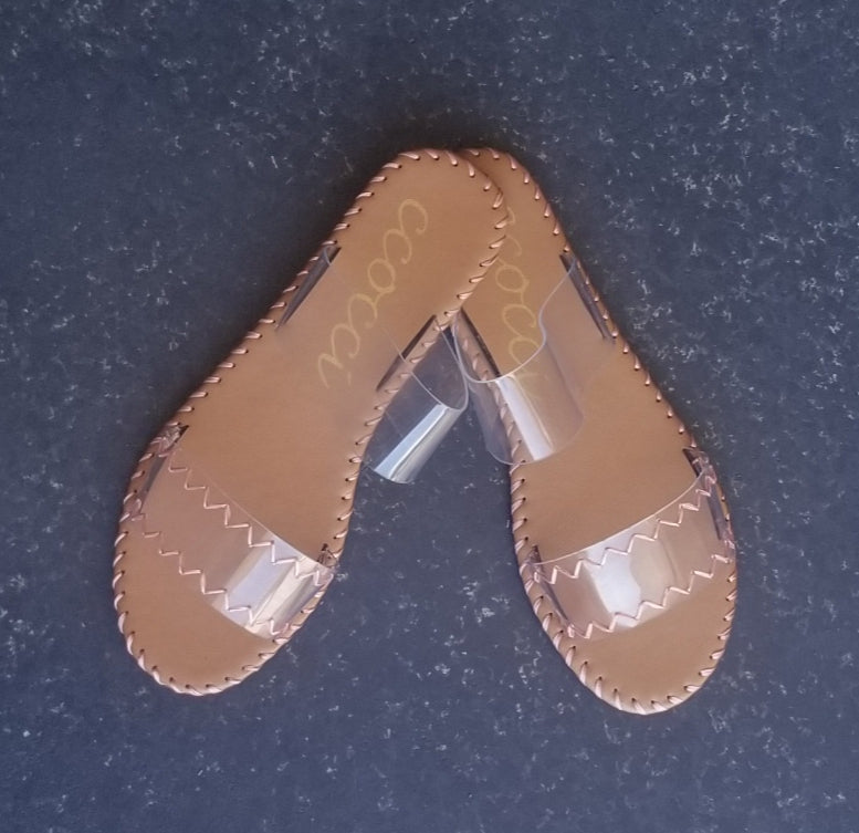 Clearly Cute Sandals - Pink - Harper Renae Boutique