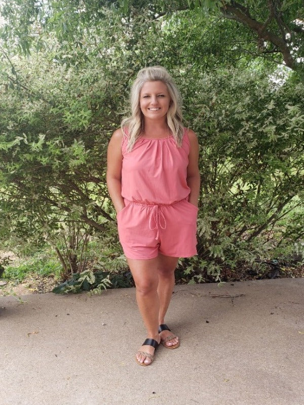 Pink Sunset Romper - Harper Renae Boutique