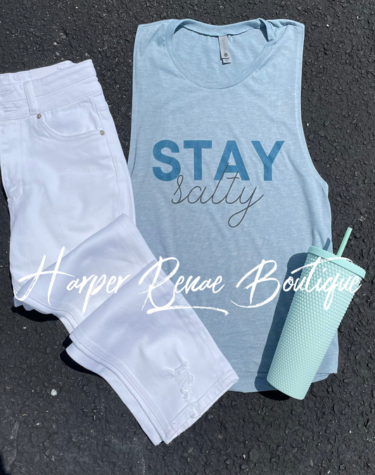 Stay Salty Tank - Harper Renae Boutique