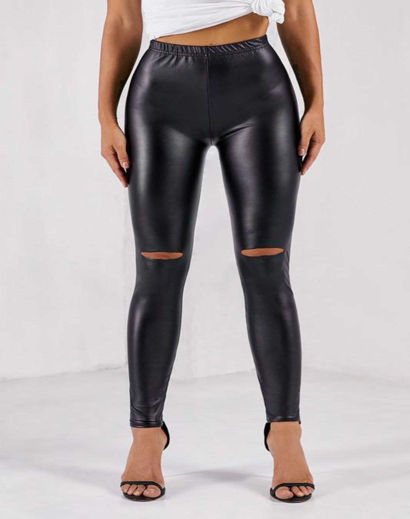 Ziggy Faux Leather Leggings - Harper Renae Boutique