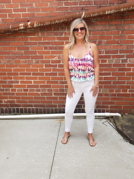 Stella Snakeskin Cami - Harper Renae Boutique