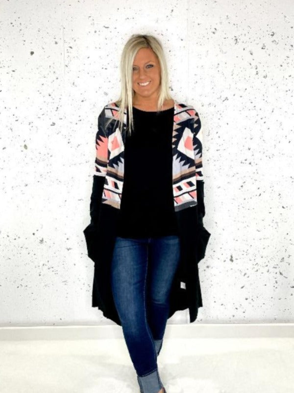 Allaura Aztec Cardi - Harper Renae Boutique