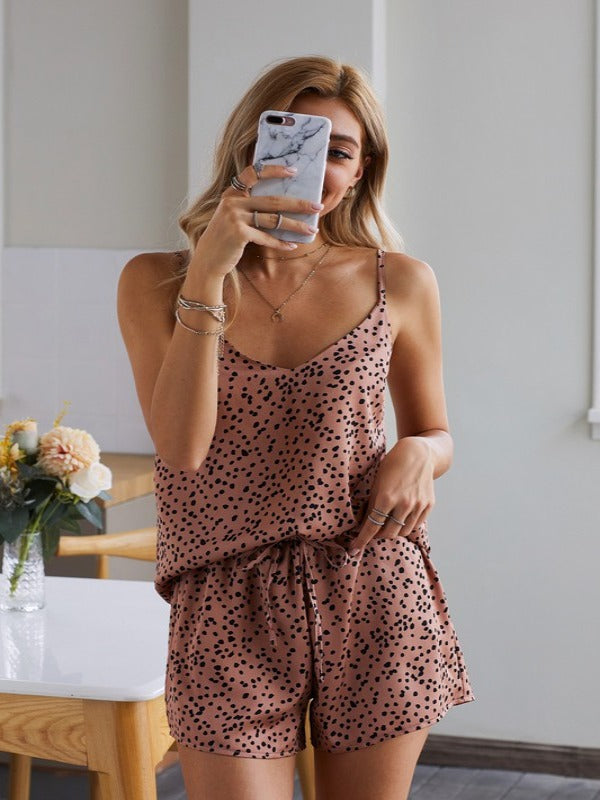 Havana Dotted Pajama Set - Harper Renae Boutique