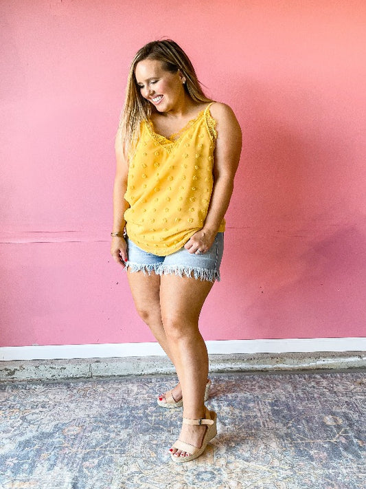Bubble Cami - Mustard