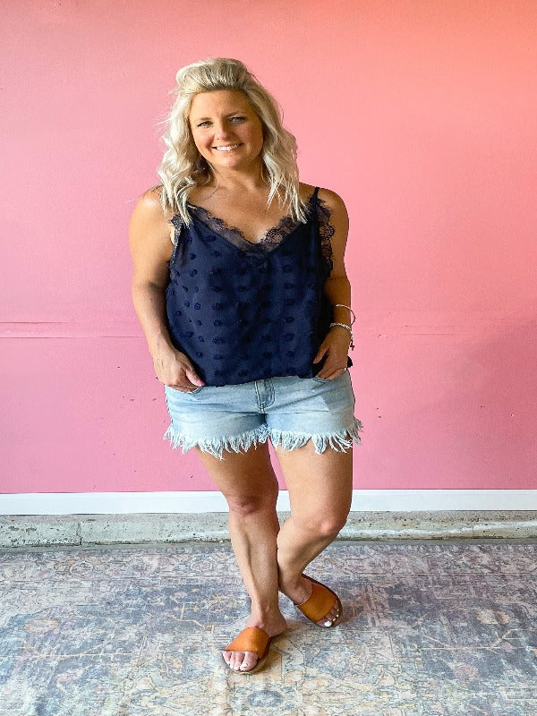 Bubble Cami - Navy