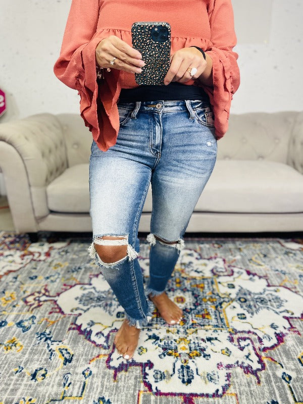Korren High Rise Super Skinny Kancan Jeans - Harper Renae Boutique