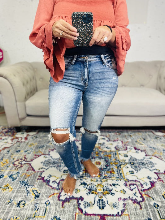 Korren High Rise Super Skinny Kancan Jeans - Harper Renae Boutique