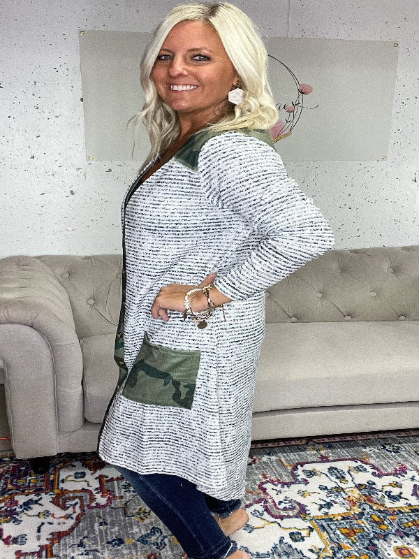 Carrigan Camo Cardi - Harper Renae Boutique