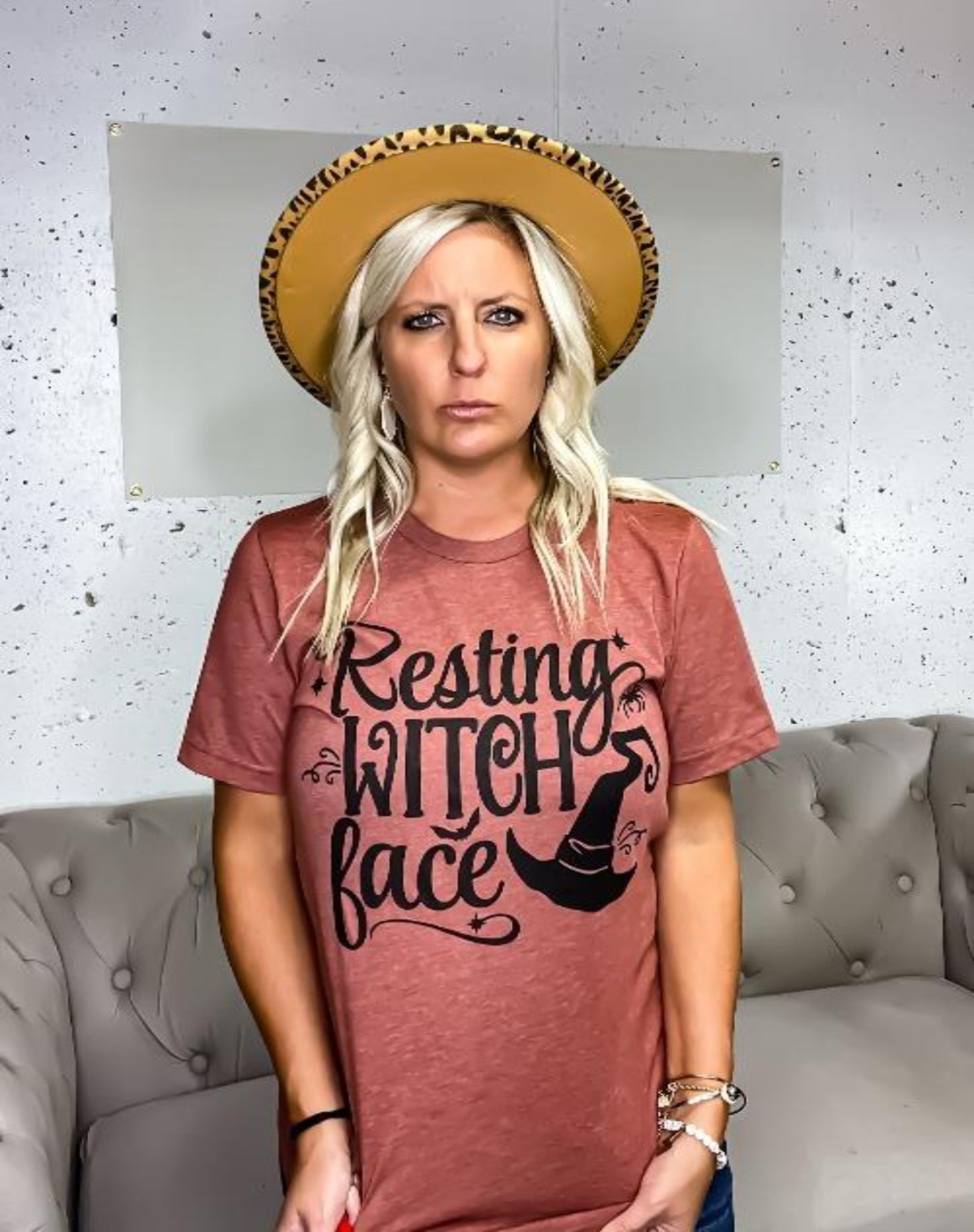 Resting Witch Face Tee - Harper Renae Boutique