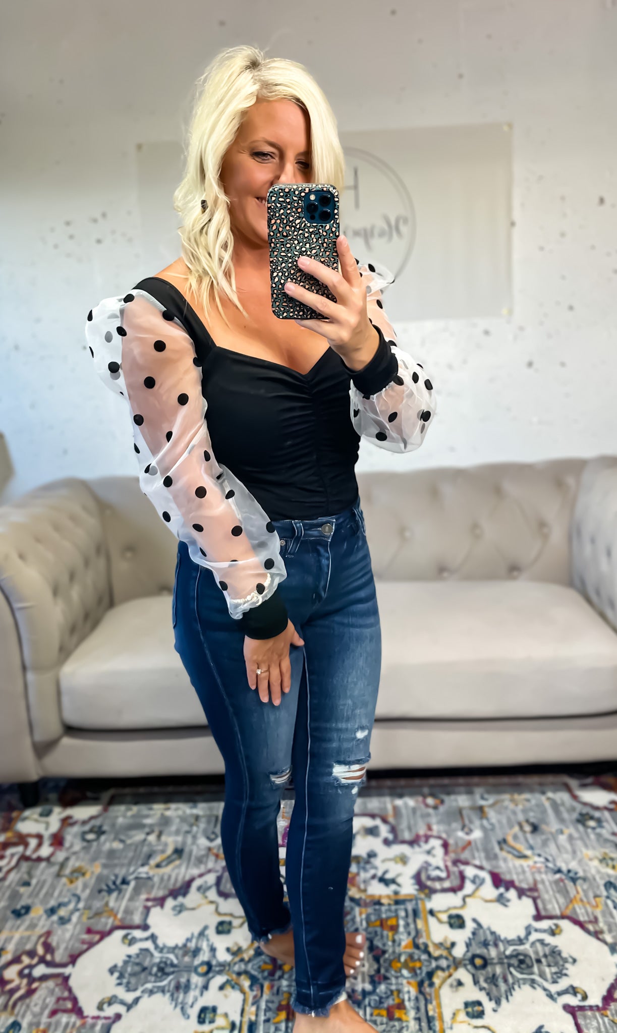 Fancy Like Bodysuit - Black - Harper Renae Boutique