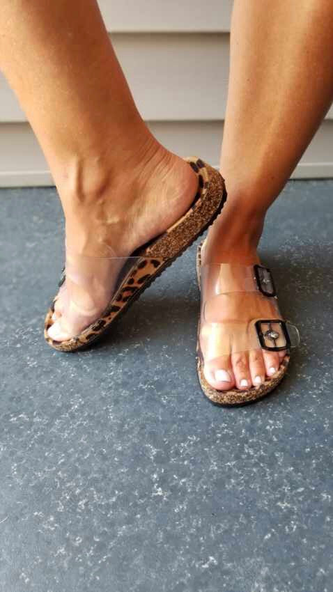 Adventure Awaits - Leopard Buckle Sandals