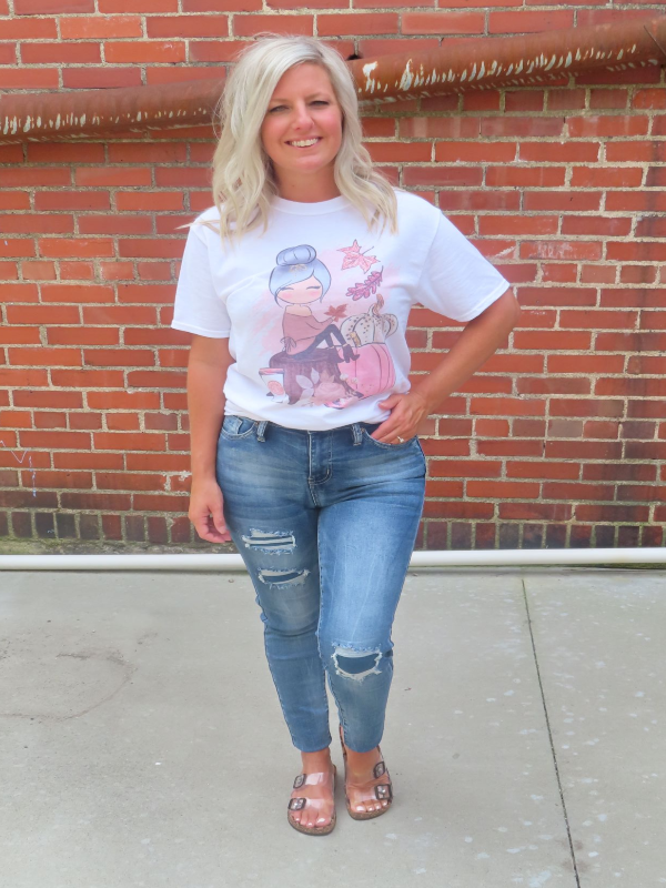 Pumpkin Girl Tee - Harper Renae Boutique