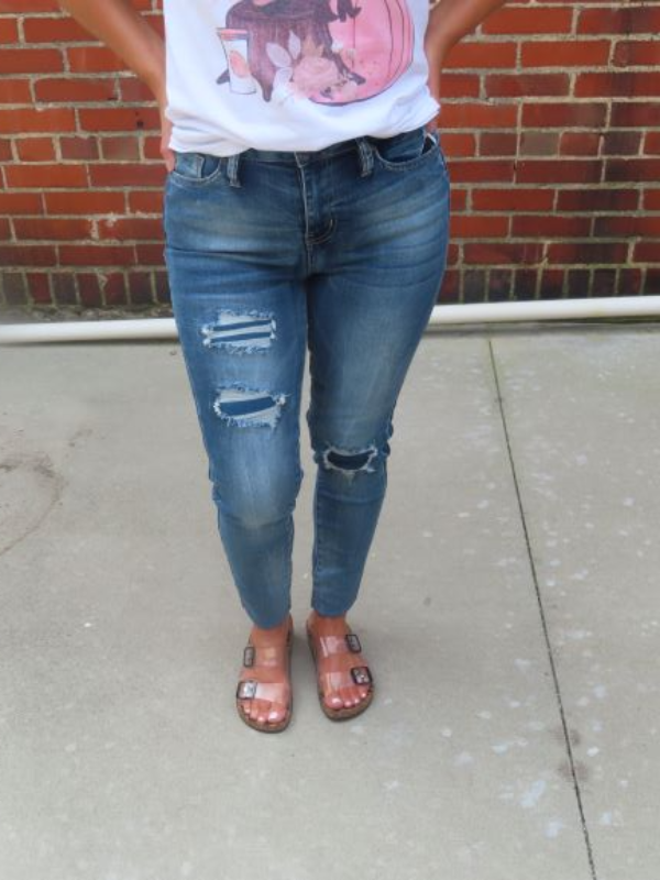 Hide your Muffin Top Skinnies - Harper Renae Boutique