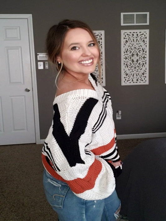 Brandy Braided Sweater