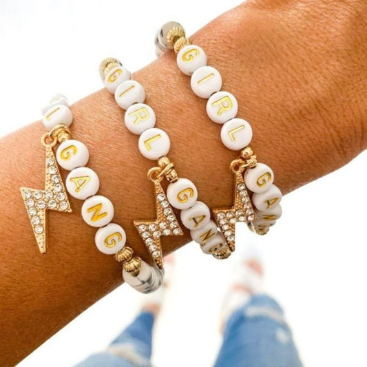 Girl Gang Bracelet - Dalmatian - Harper Renae Boutique